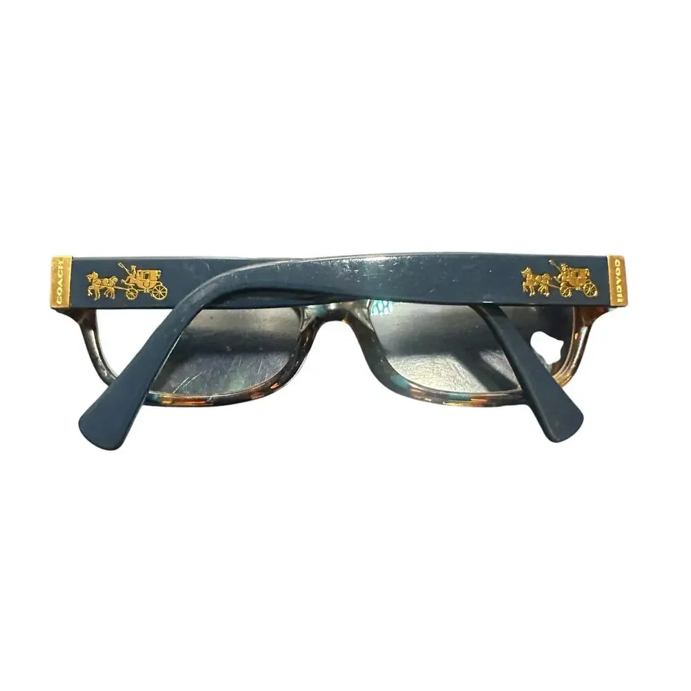 Coach HC6078 Eyeglasses Frames Teal Confetti 52-16-135 Women